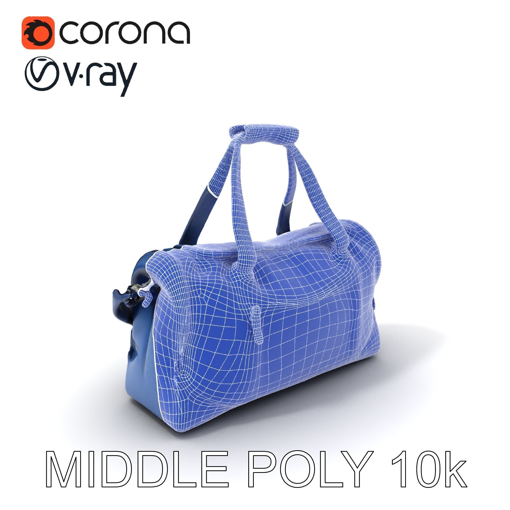 Versatile Duffel Bag Model Pack Low-poly 3D model_29