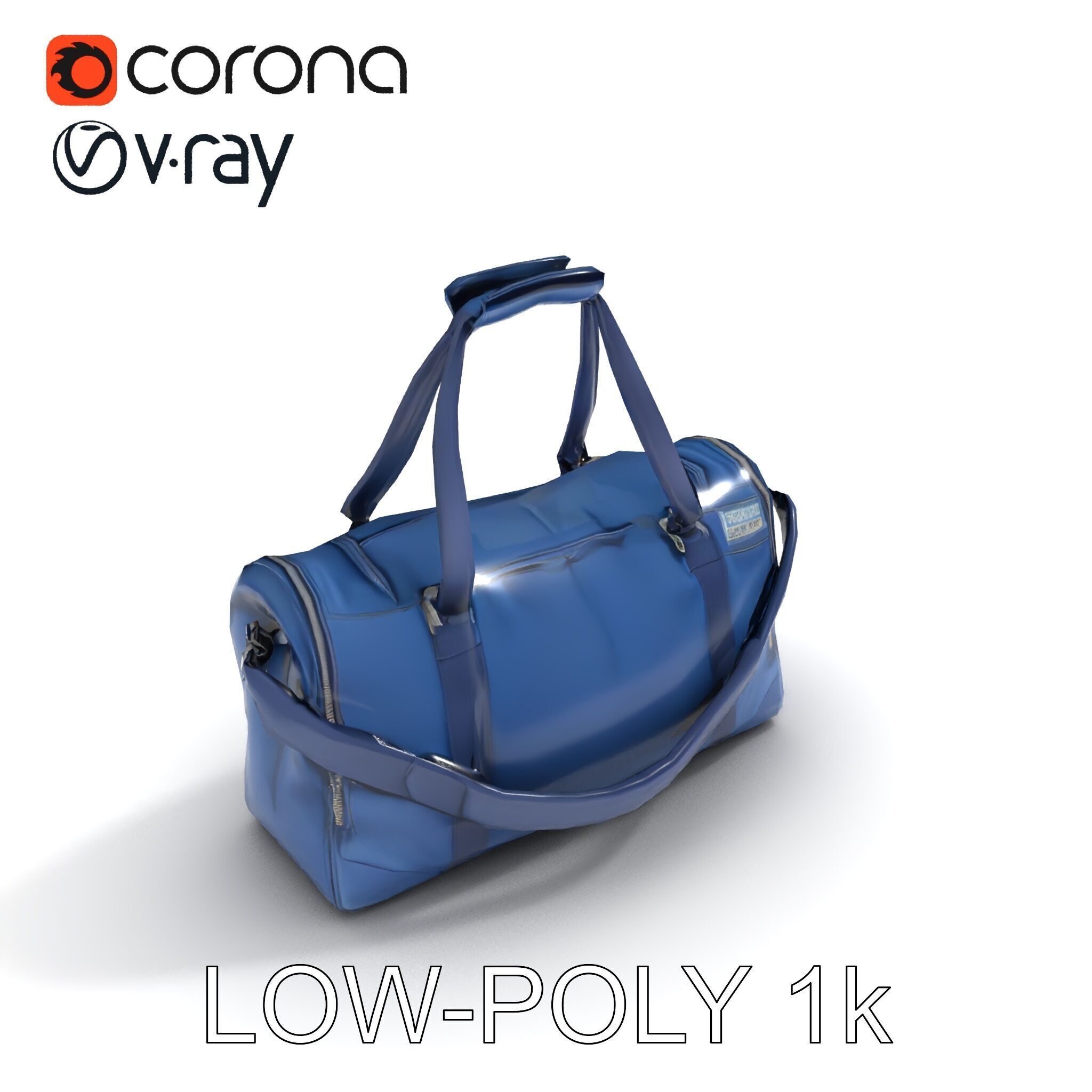 Versatile Duffel Bag Model Pack Low-poly 3D model_30