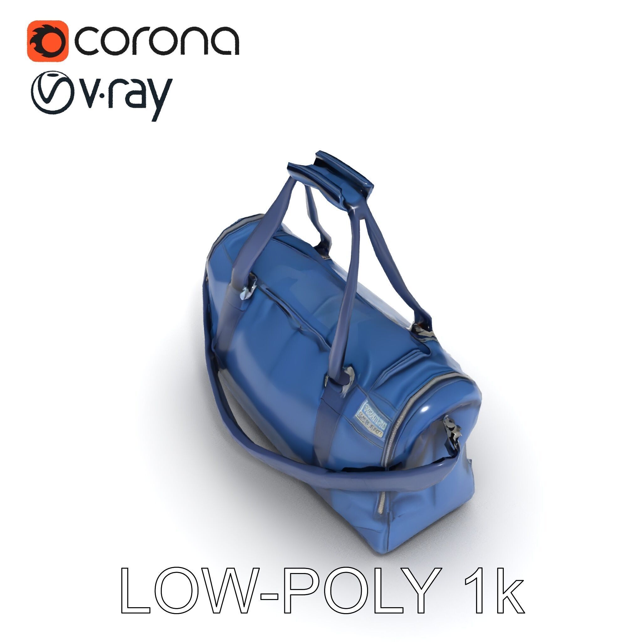 Versatile Duffel Bag Model Pack Low-poly 3D model_27