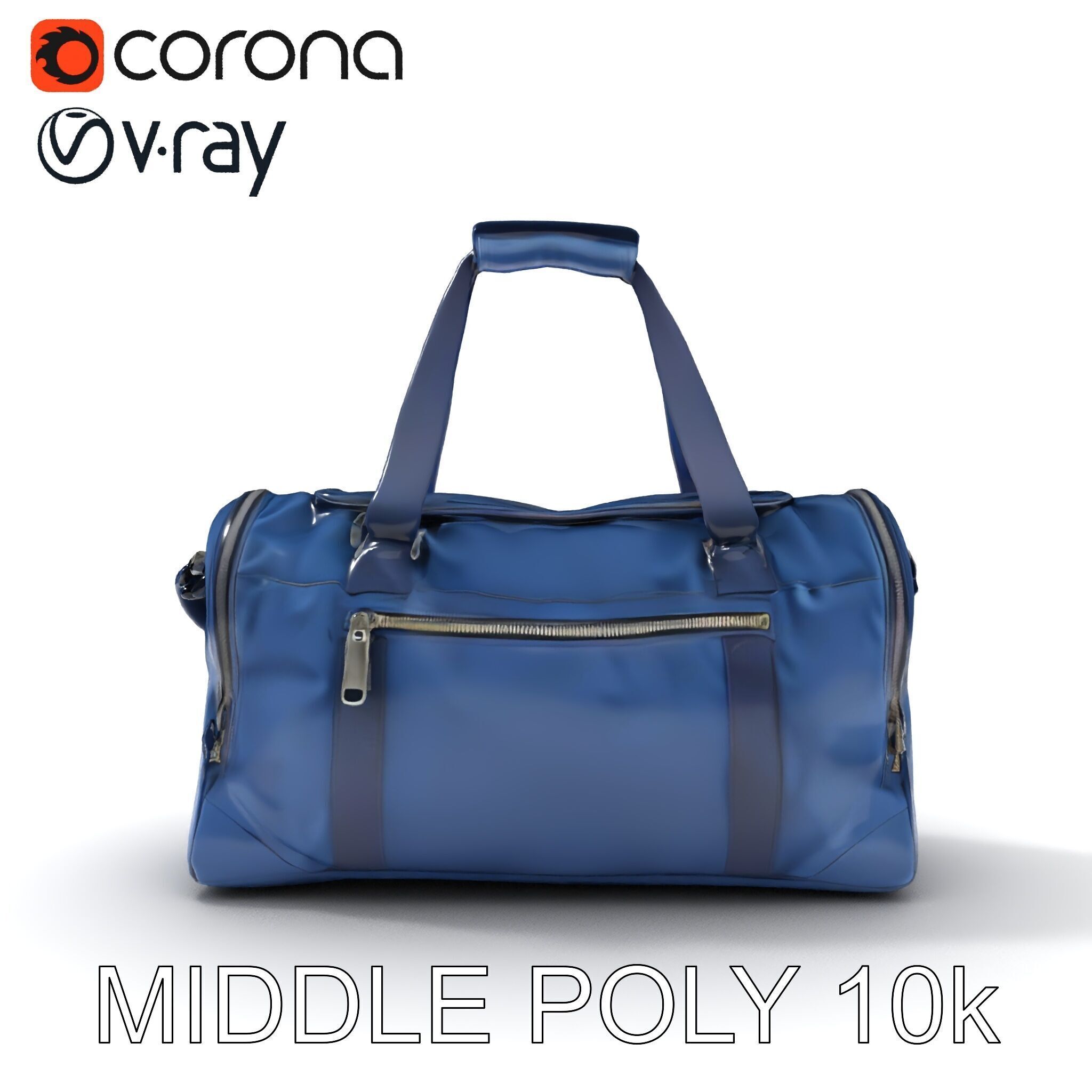 Versatile Duffel Bag Model Pack Low-poly 3D model_23
