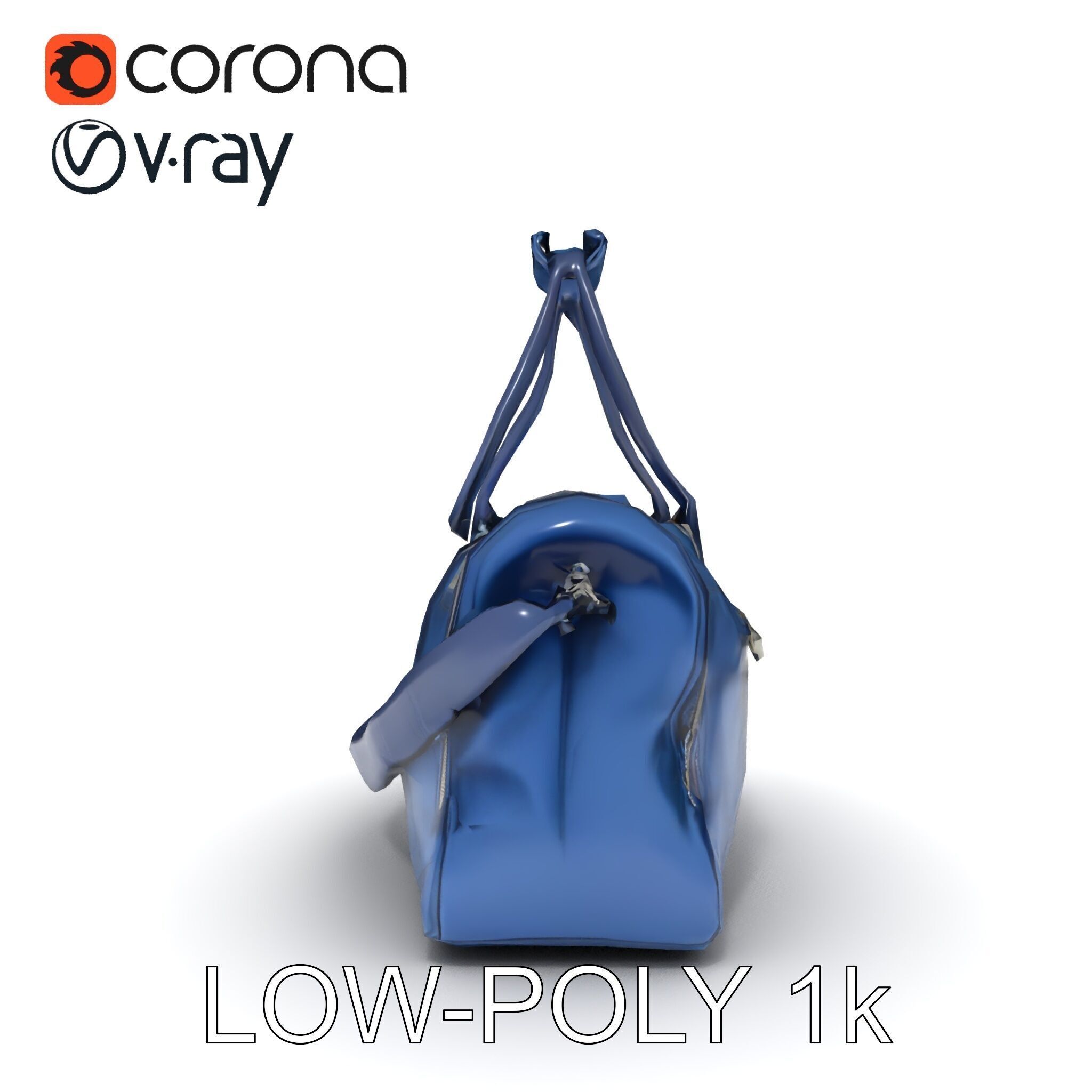 Versatile Duffel Bag Model Pack Low-poly 3D model_7