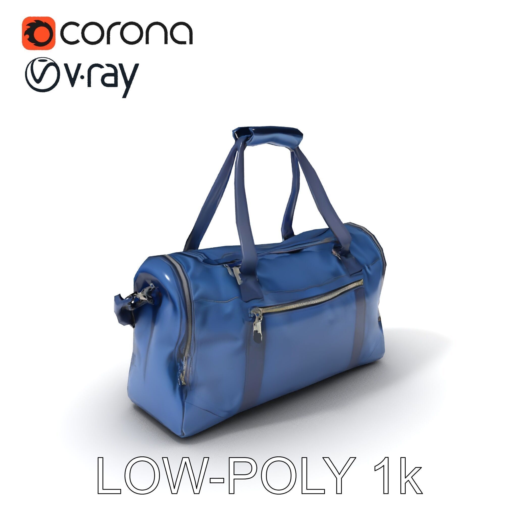 Versatile Duffel Bag Model Pack Low-poly 3D model_16