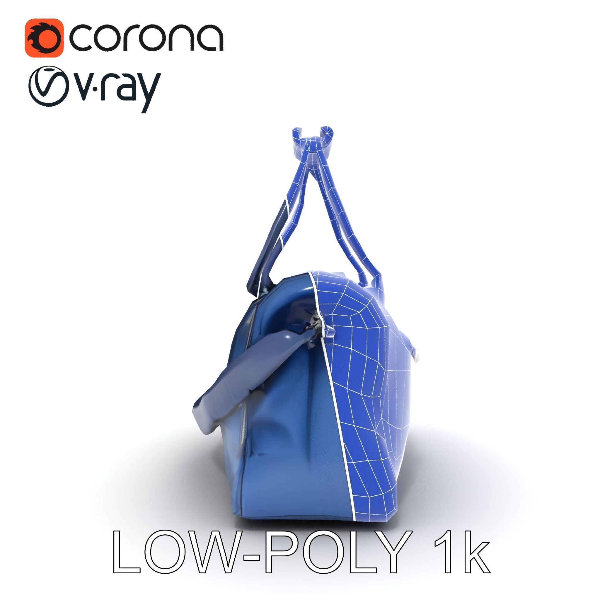 Versatile Duffel Bag Model Pack Low-poly 3D model_22
