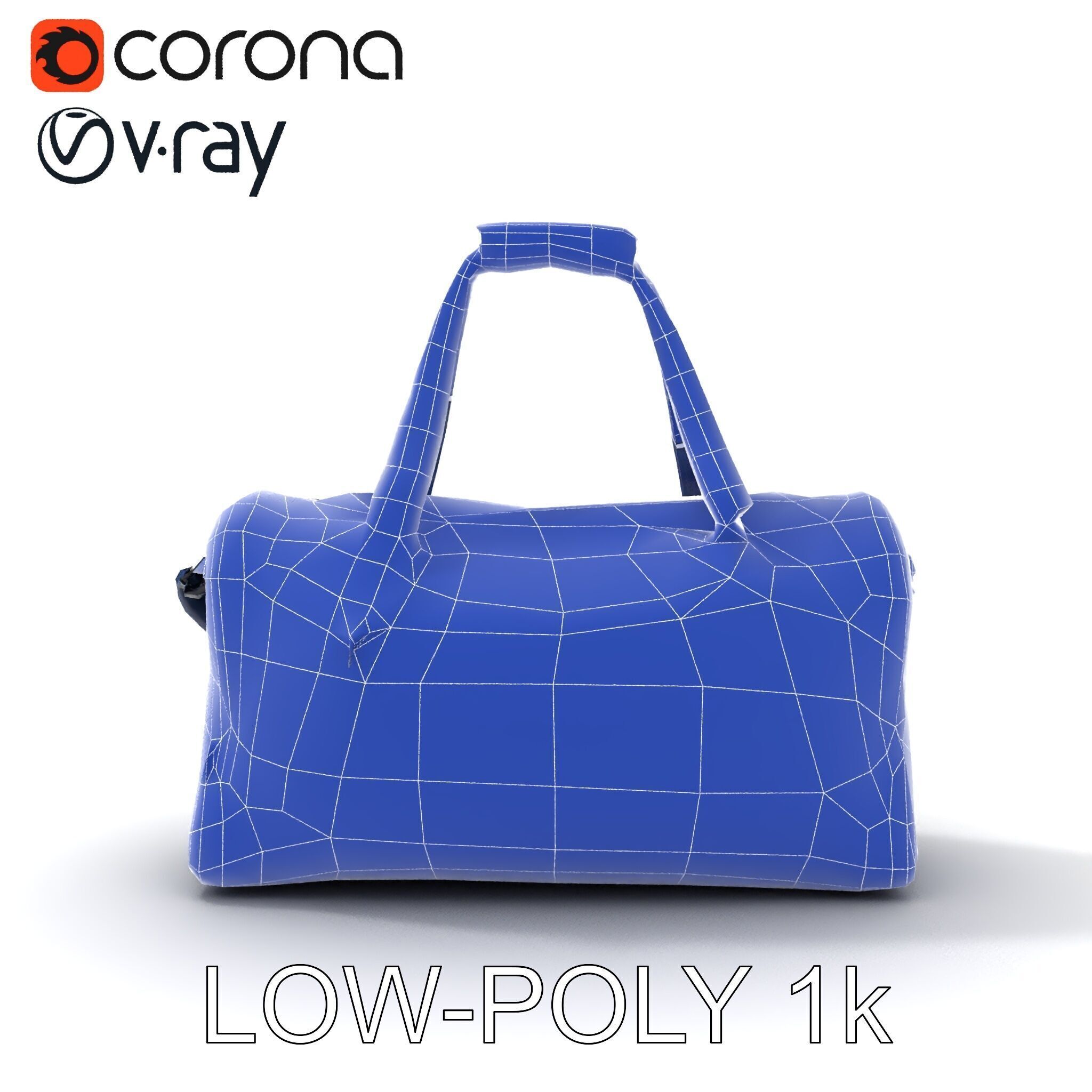 Versatile Duffel Bag Model Pack Low-poly 3D model_19