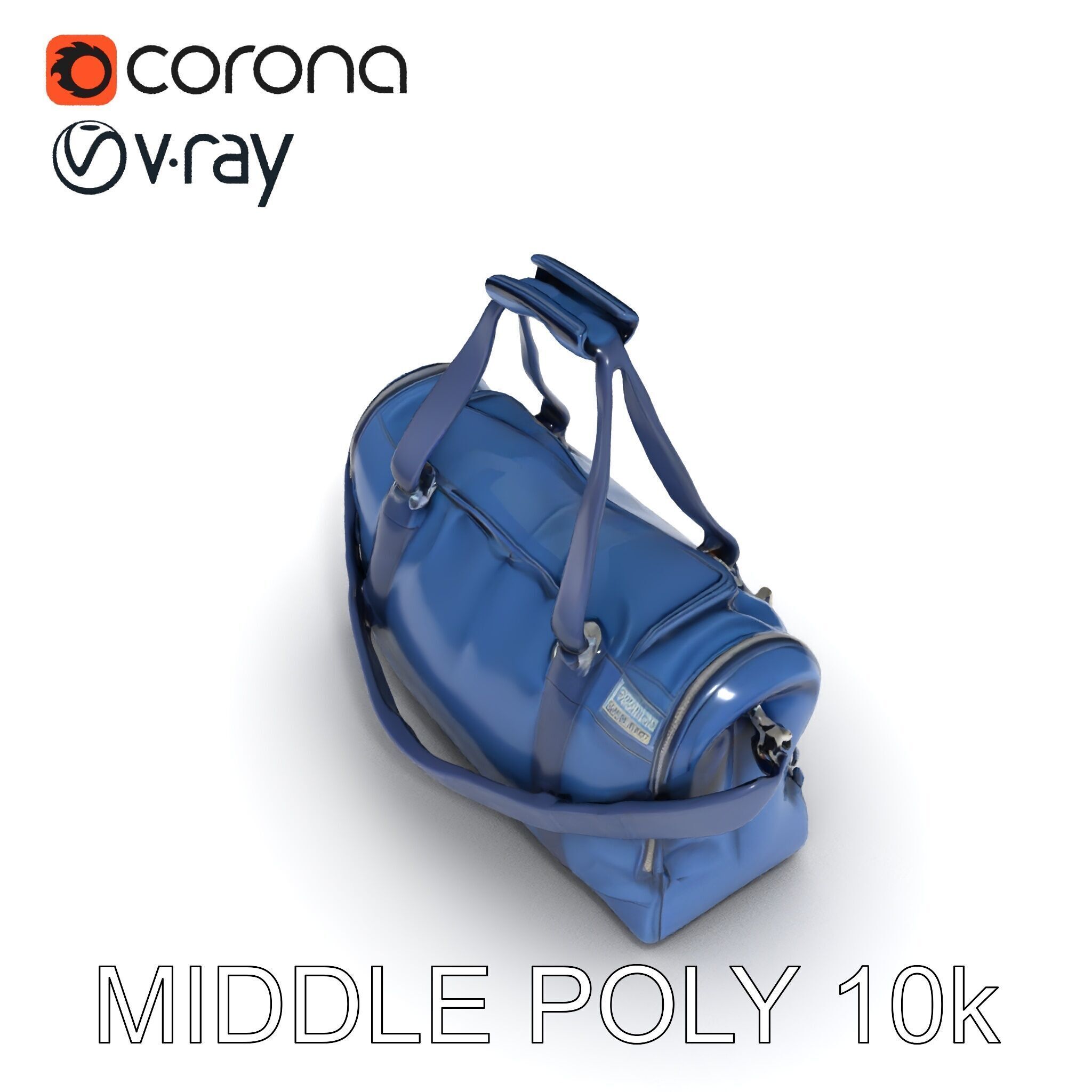 Versatile Duffel Bag Model Pack Low-poly 3D model_13