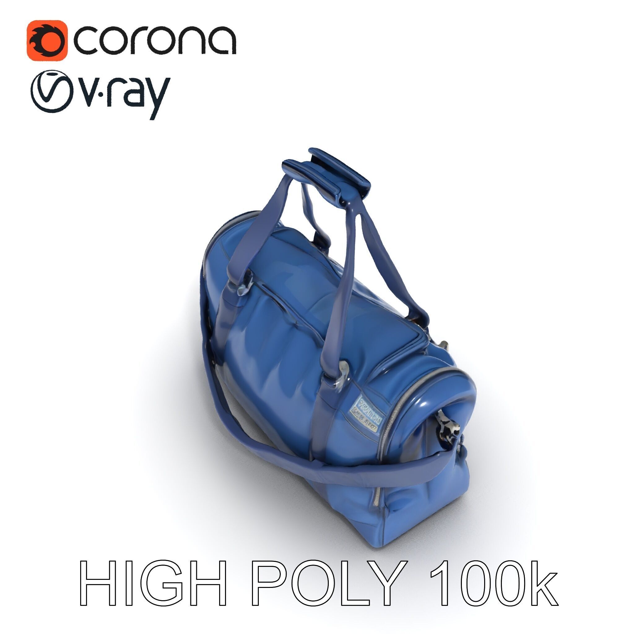 Versatile Duffel Bag Model Pack Low-poly 3D model_31