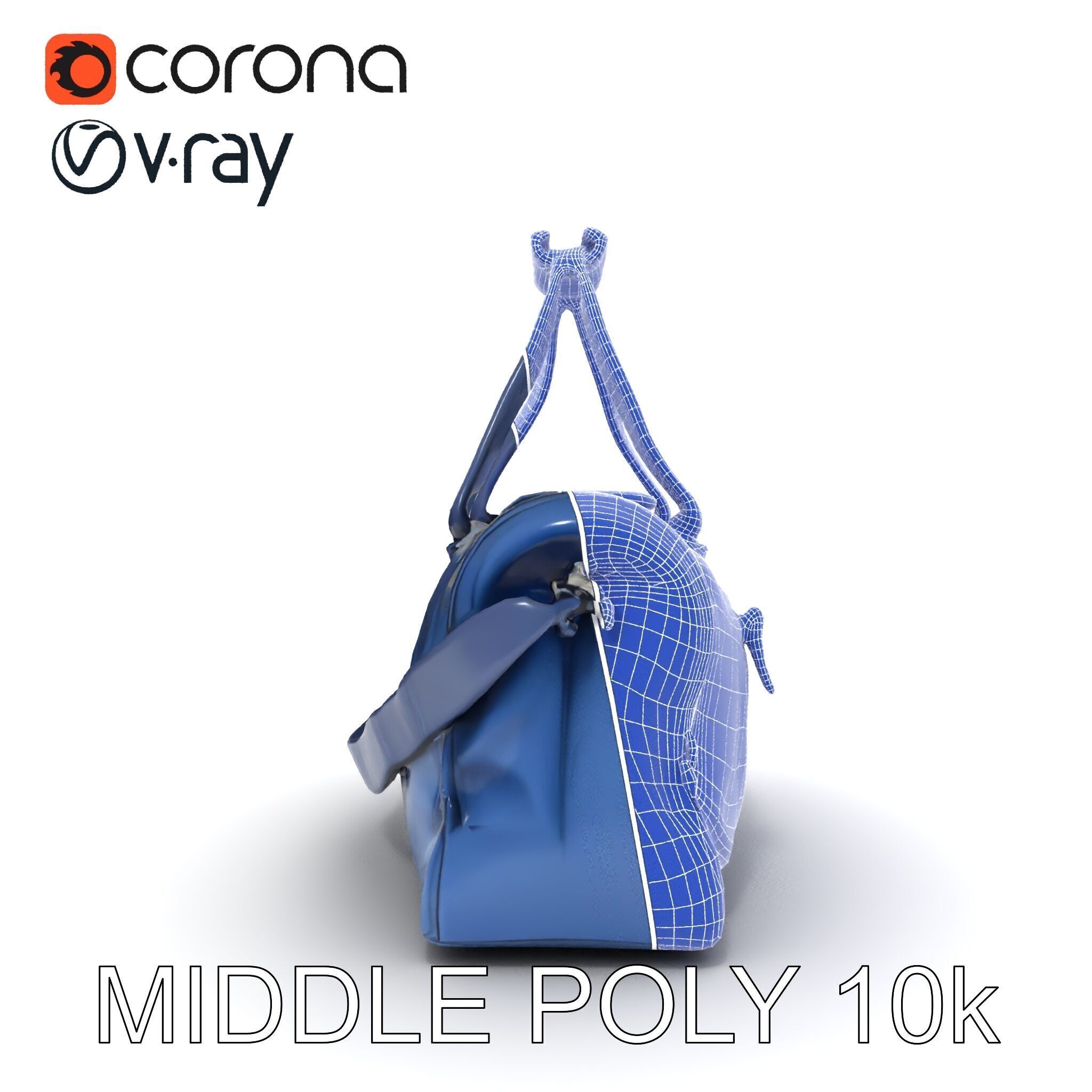 Versatile Duffel Bag Model Pack Low-poly 3D model_21