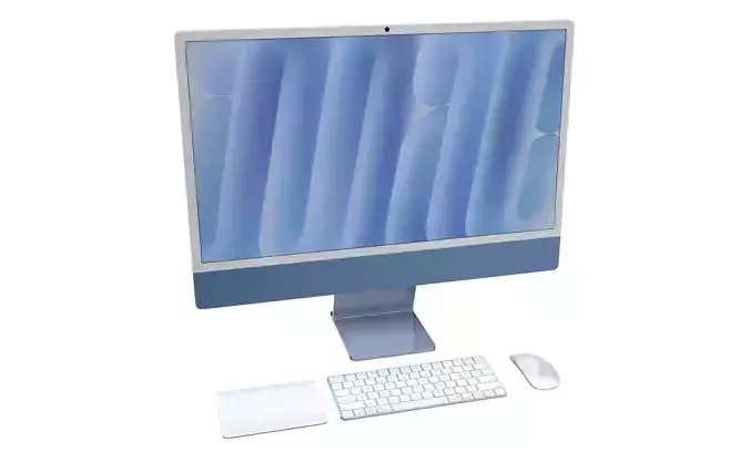 Apple iMac M4 Chip 2024 Blue