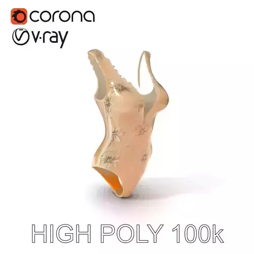 Lace Bodysuit D Model Pack