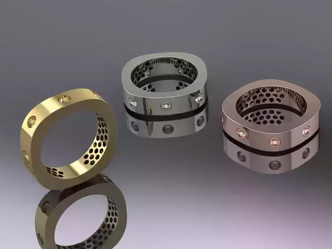 Jewelry Ring Gold  Brand