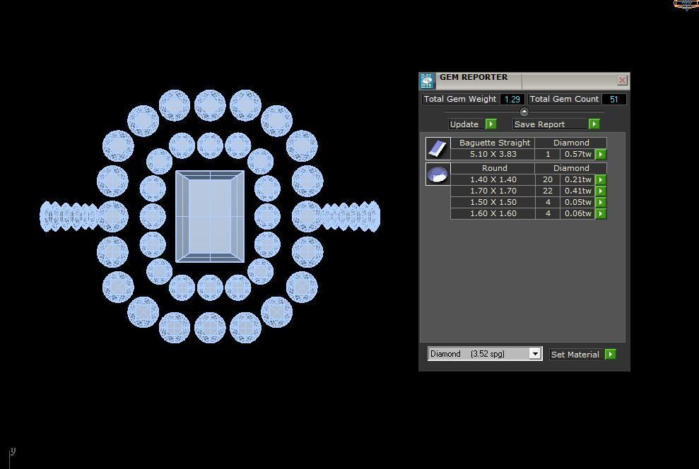 Jewelry Ring Gold 3D print model_4