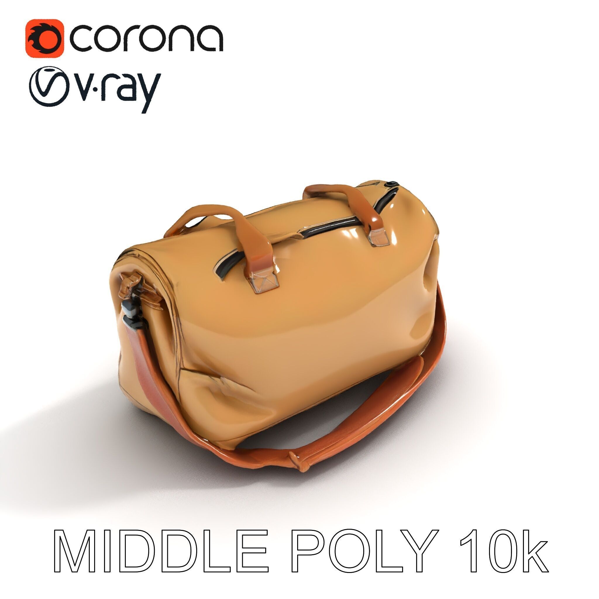 Travel Duffel Bag D Model Pack Low-poly 3D model_33