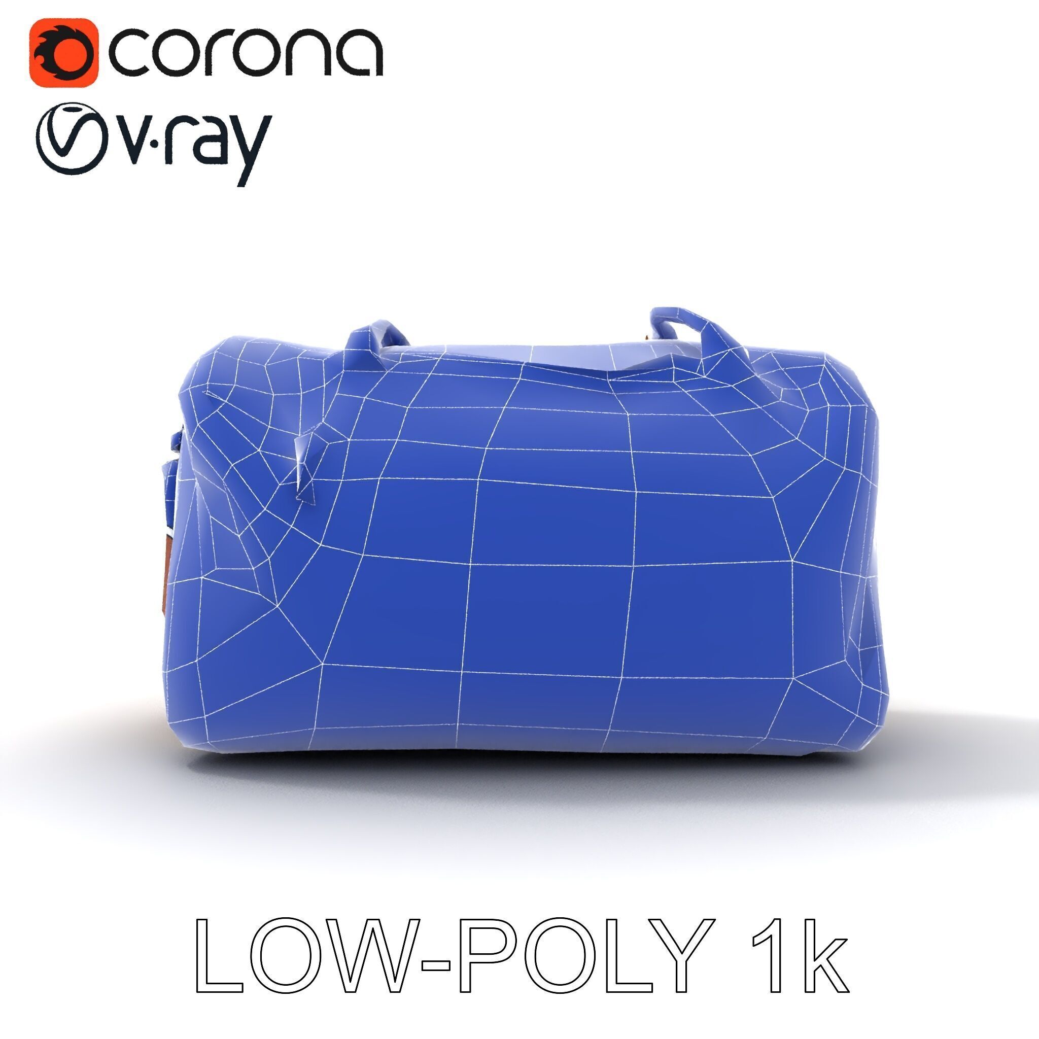 Travel Duffel Bag D Model Pack Low-poly 3D model_26