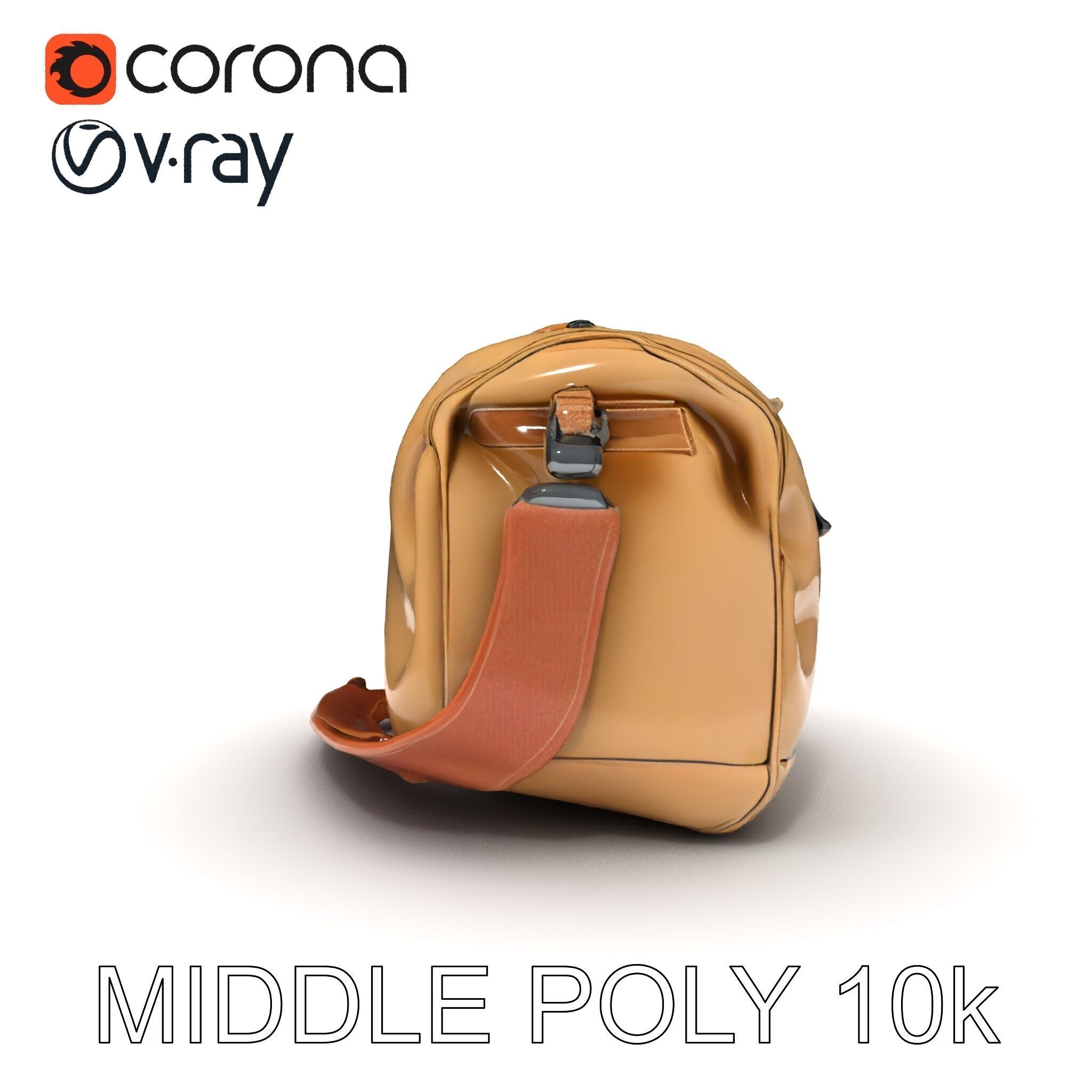 Travel Duffel Bag D Model Pack Low-poly 3D model_12