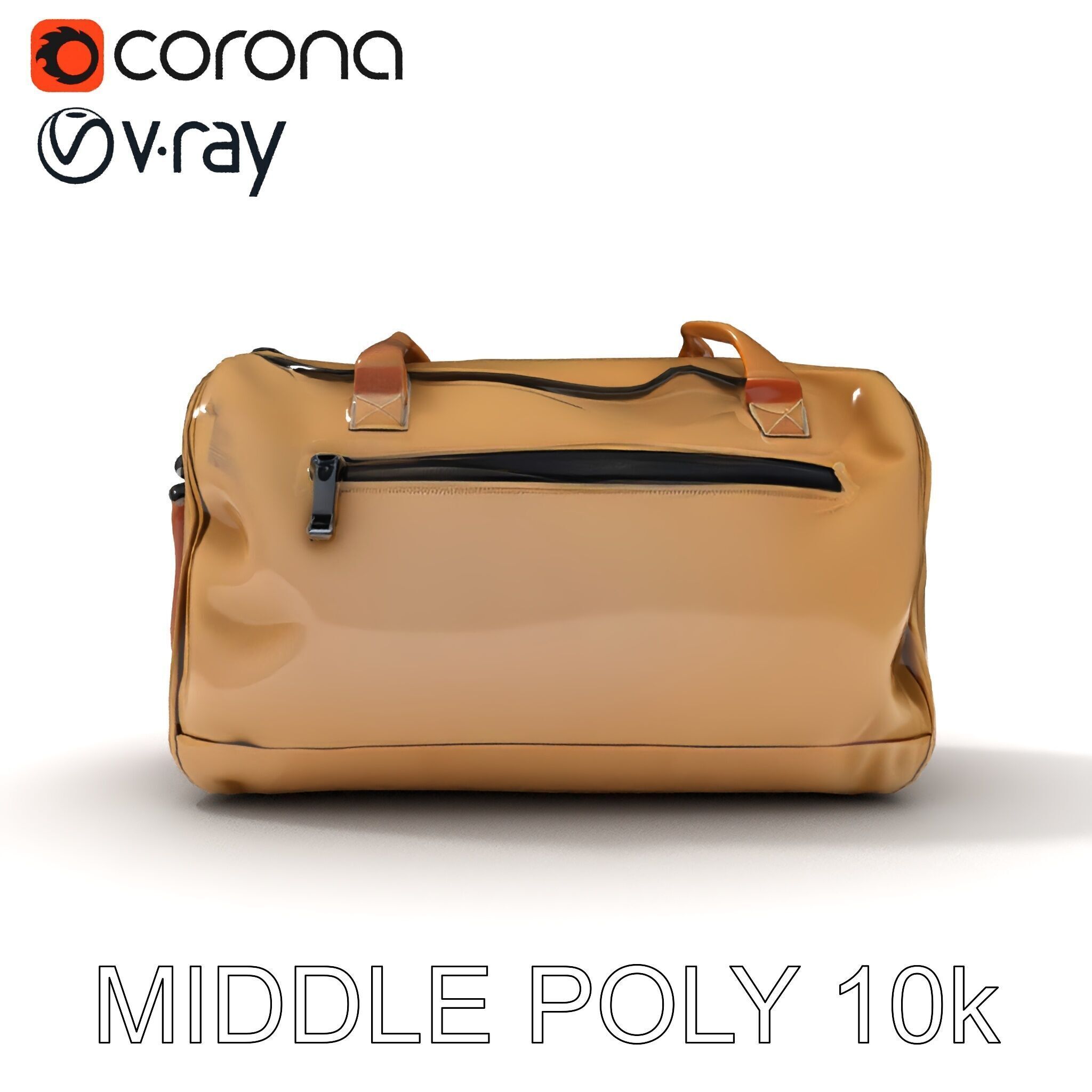 Travel Duffel Bag D Model Pack Low-poly 3D model_18