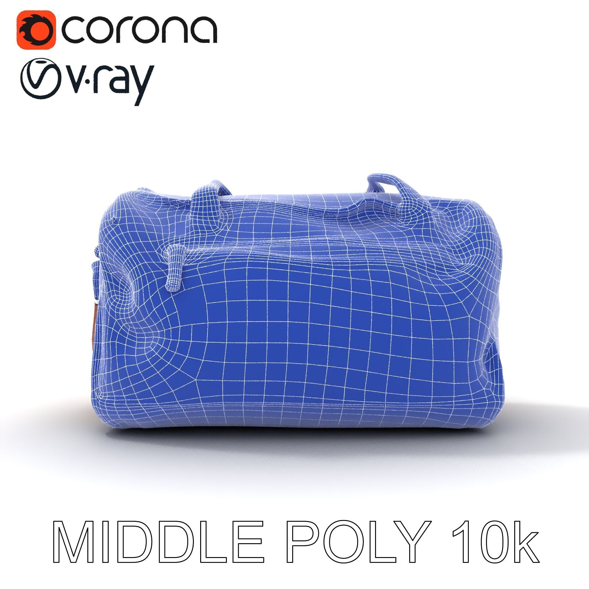 Travel Duffel Bag D Model Pack Low-poly 3D model_23