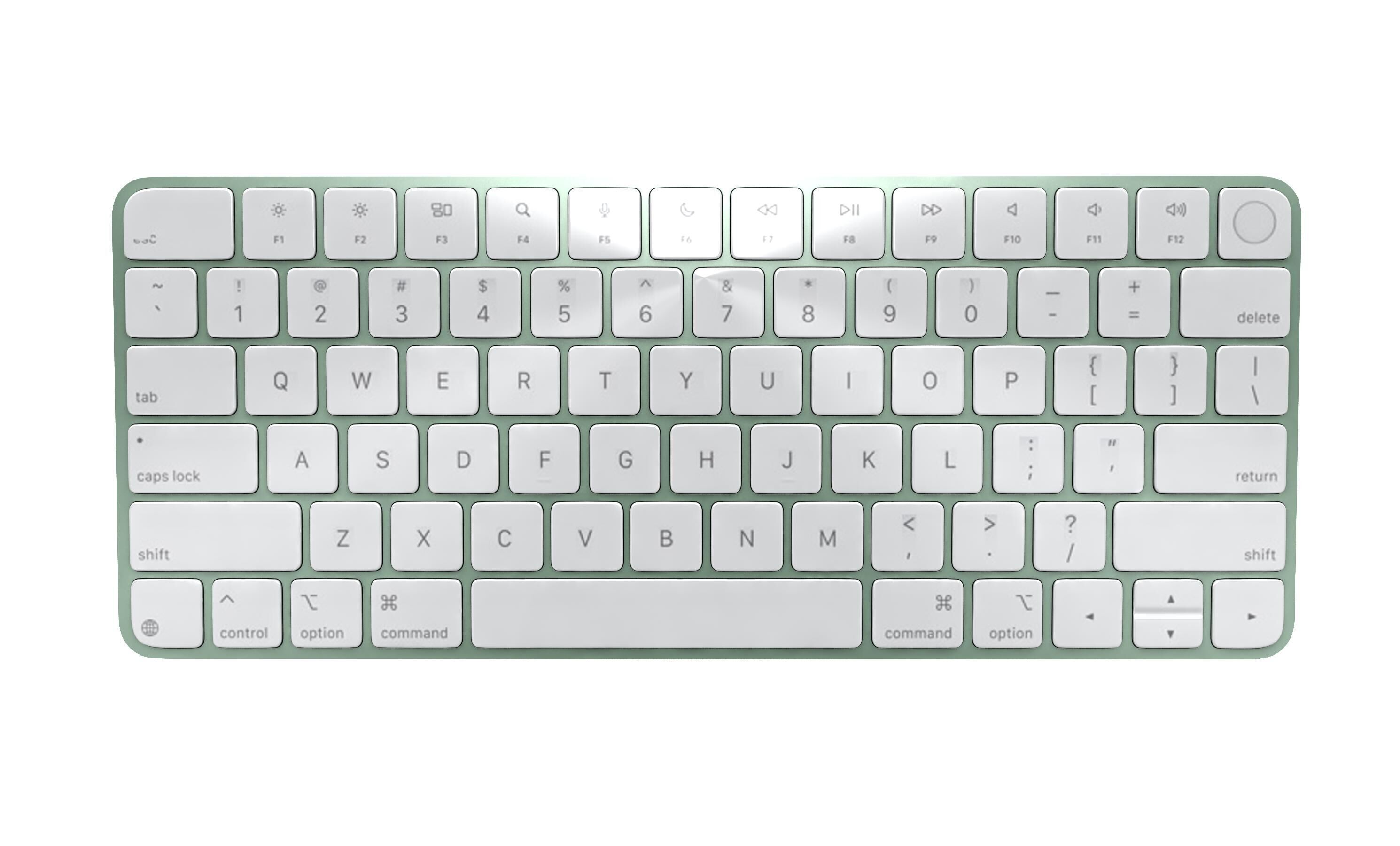 Apple iMac M4 Chip 2024 Green 3D model_16