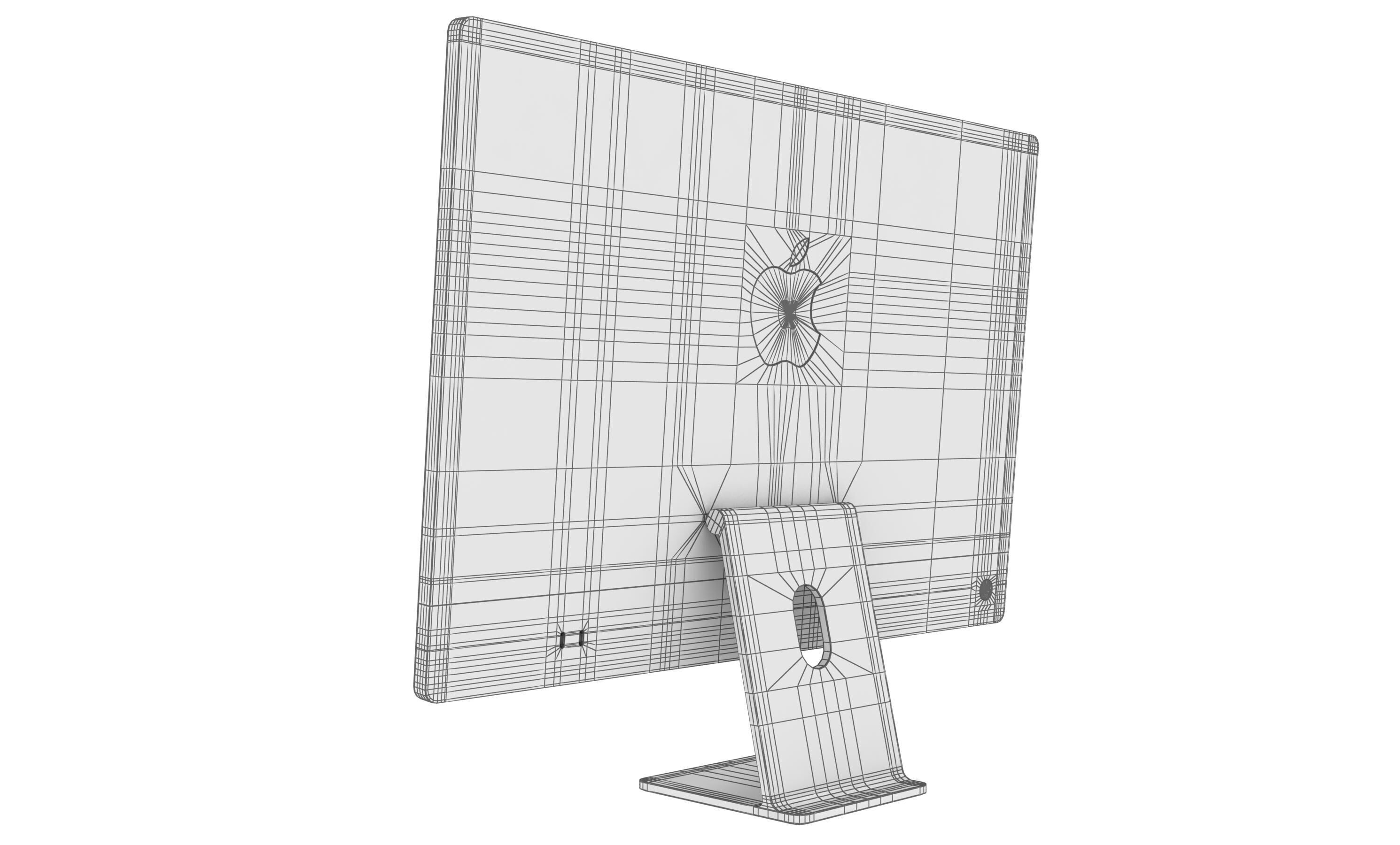 Apple iMac M4 Chip 2024 Green 3D model_28
