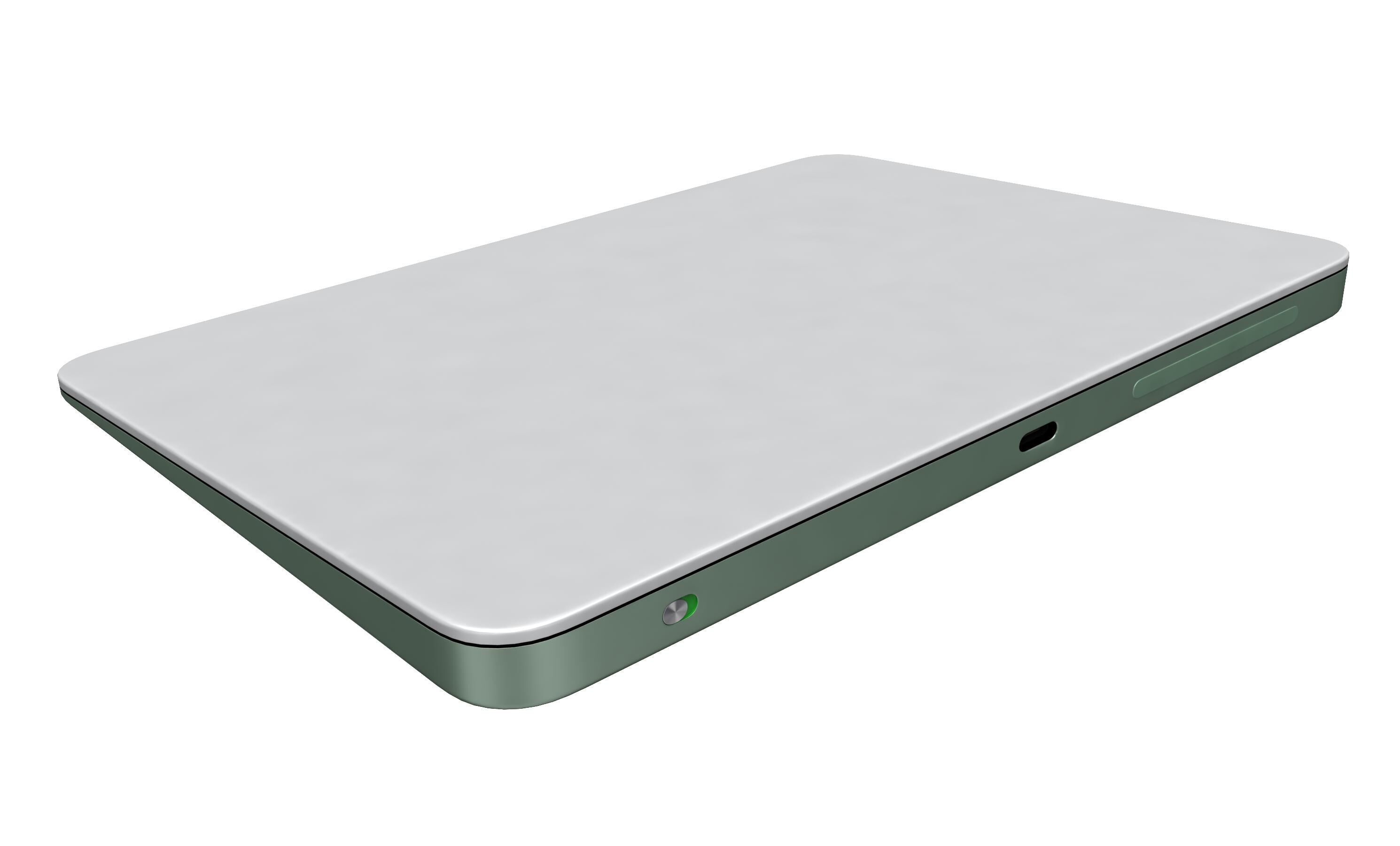 Apple iMac M4 Chip 2024 Green 3D model_24