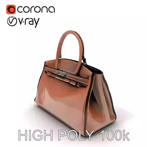 Elegant Handbag D Model Pack