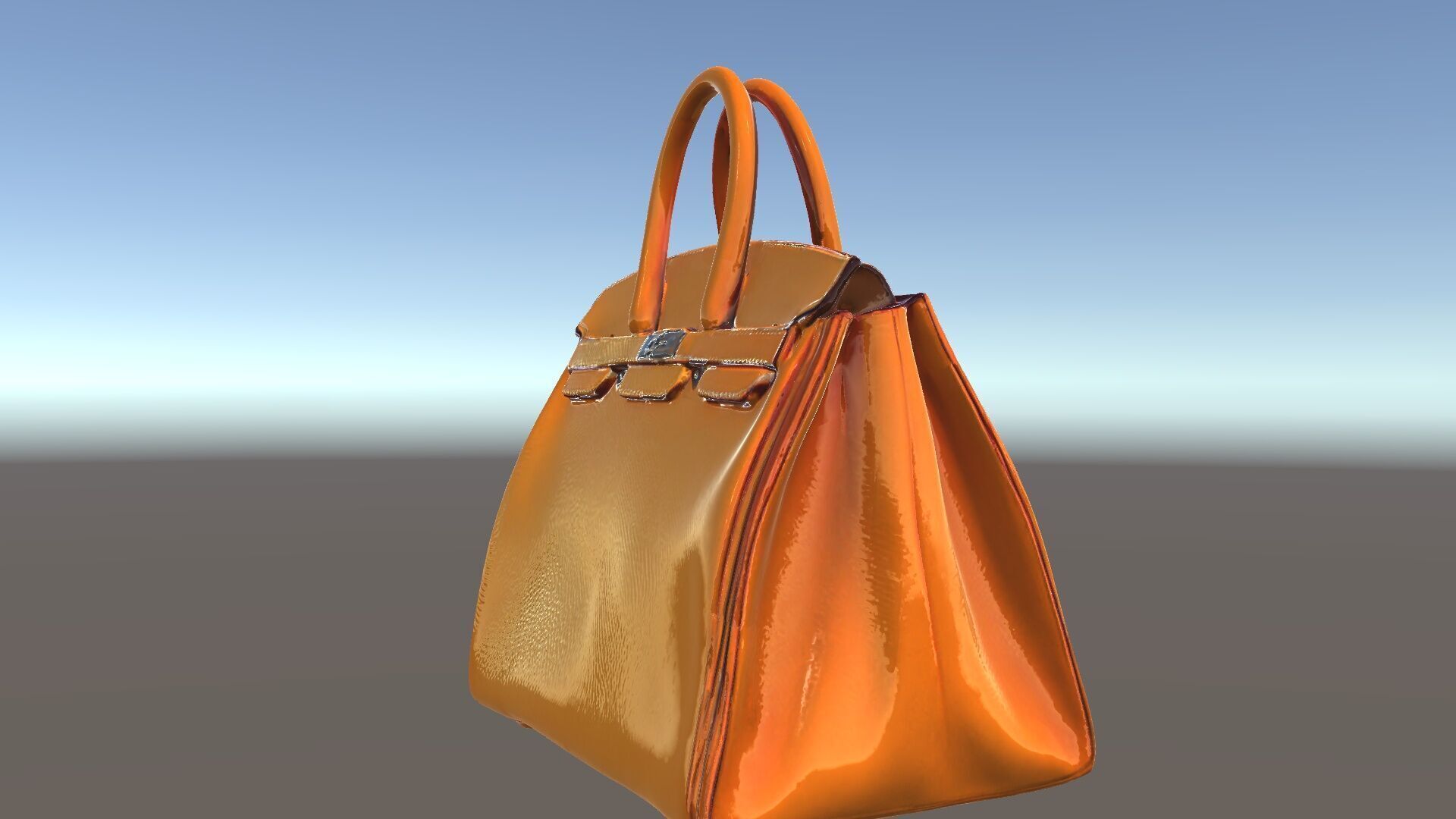 Luxurious Leather Handbag D Model Pack Low-poly 3D model_5
