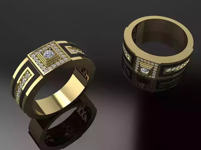Jewelry Mens Ring Gold