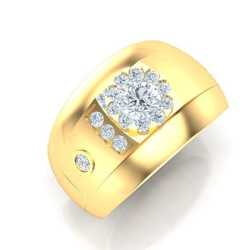 Ring For Men STL Ready For Print 1MR099 3D model