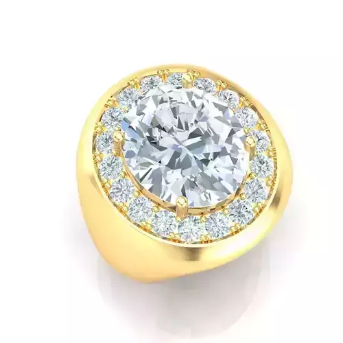 Ring For Men STL Ready For Print 1MR095