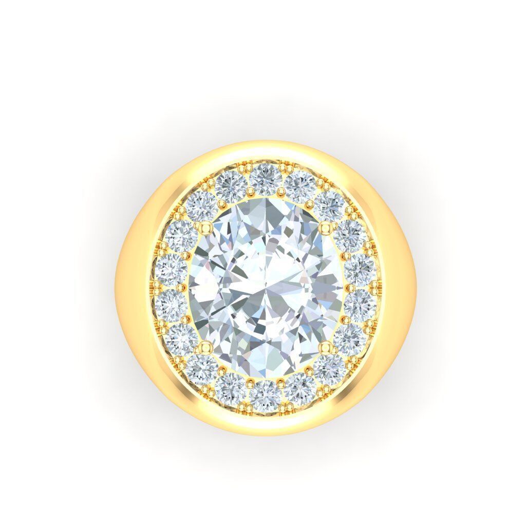 Ring For Men STL Ready For Print 1MR095 3D model_7