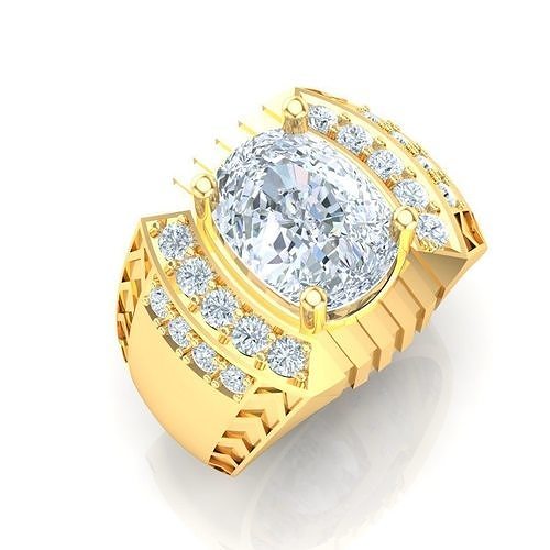 Ring For Men STL Ready For Print 1MR094 3D model