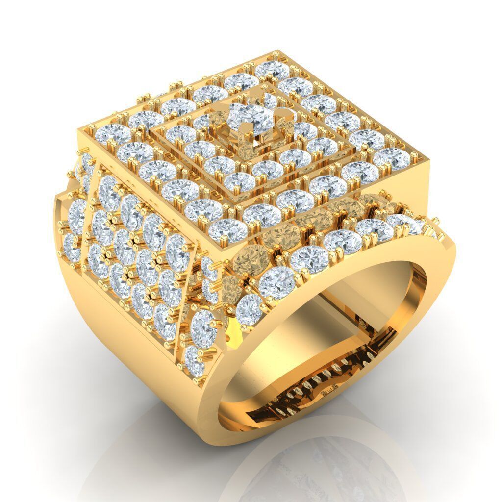 Ring For Men STL Ready For Print 1MR088 3D model_4
