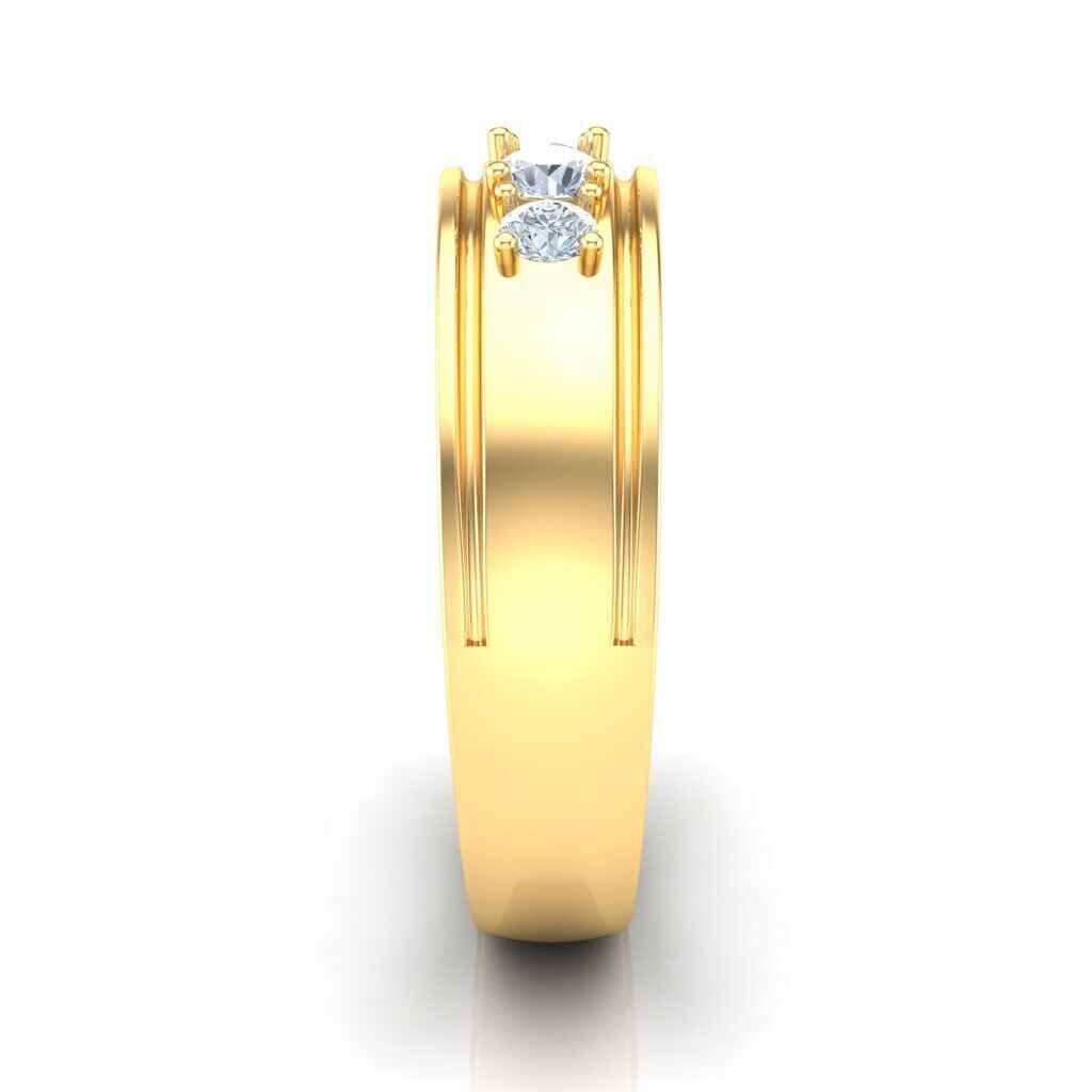 Ring For Men STL Ready For Print 1MR086 3D model_1