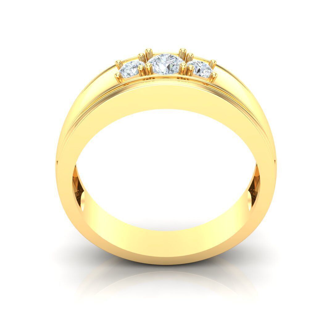 Ring For Men STL Ready For Print 1MR086 3D model_5