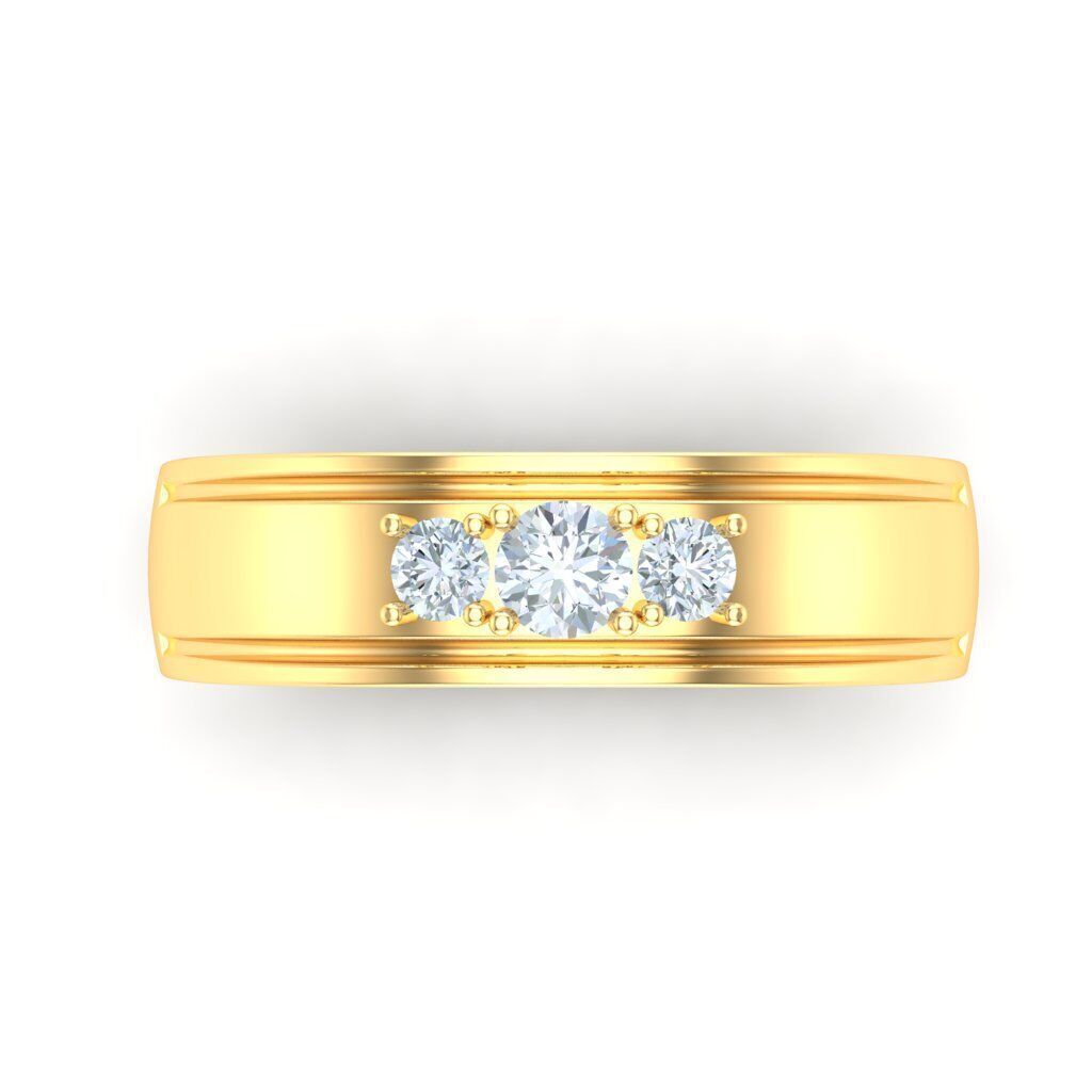 Ring For Men STL Ready For Print 1MR086 3D model_7