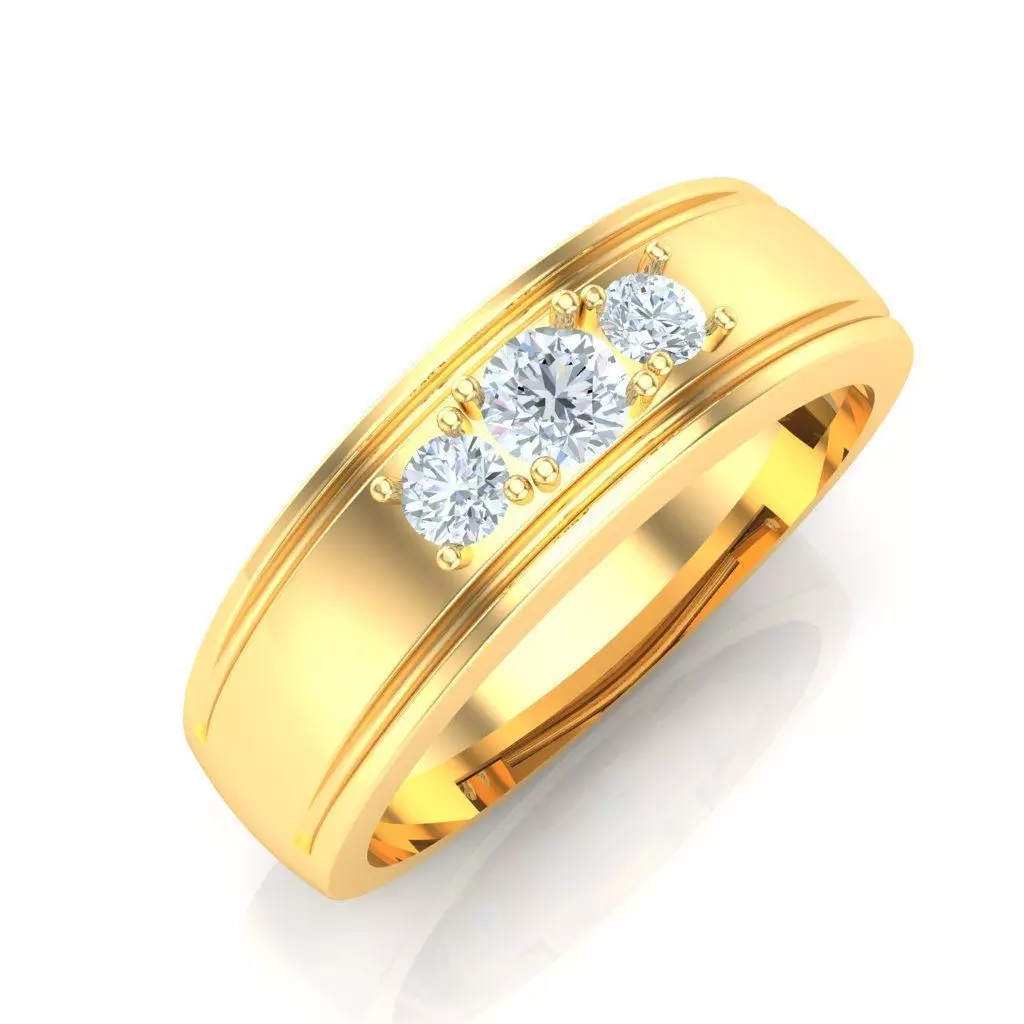 Ring For Men STL Ready For Print 1MR086 3D model_0