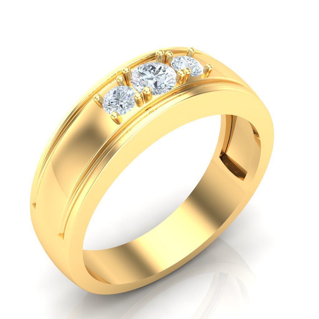 Ring For Men STL Ready For Print 1MR086 3D model_4