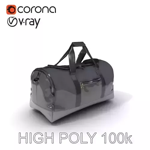 Sleek Duffel Bag D Model Pack