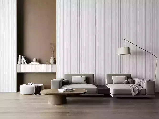interior living room scene 58 3D model