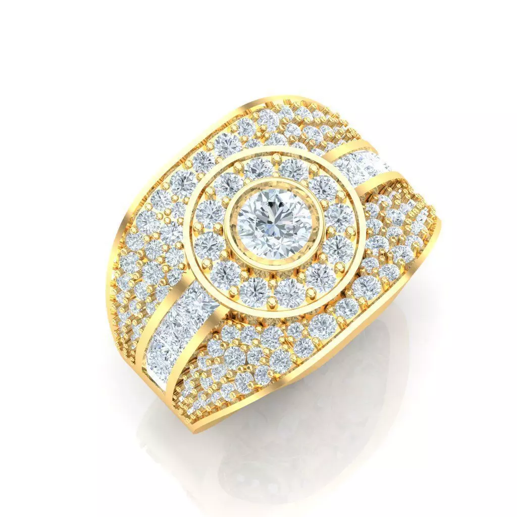 Ring For Men STL Ready For Print 1MR078 3D model_0