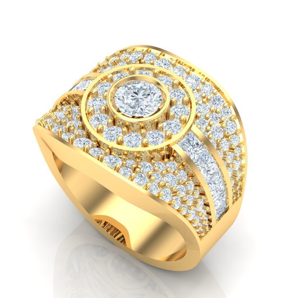 Ring For Men STL Ready For Print 1MR078 3D model_6