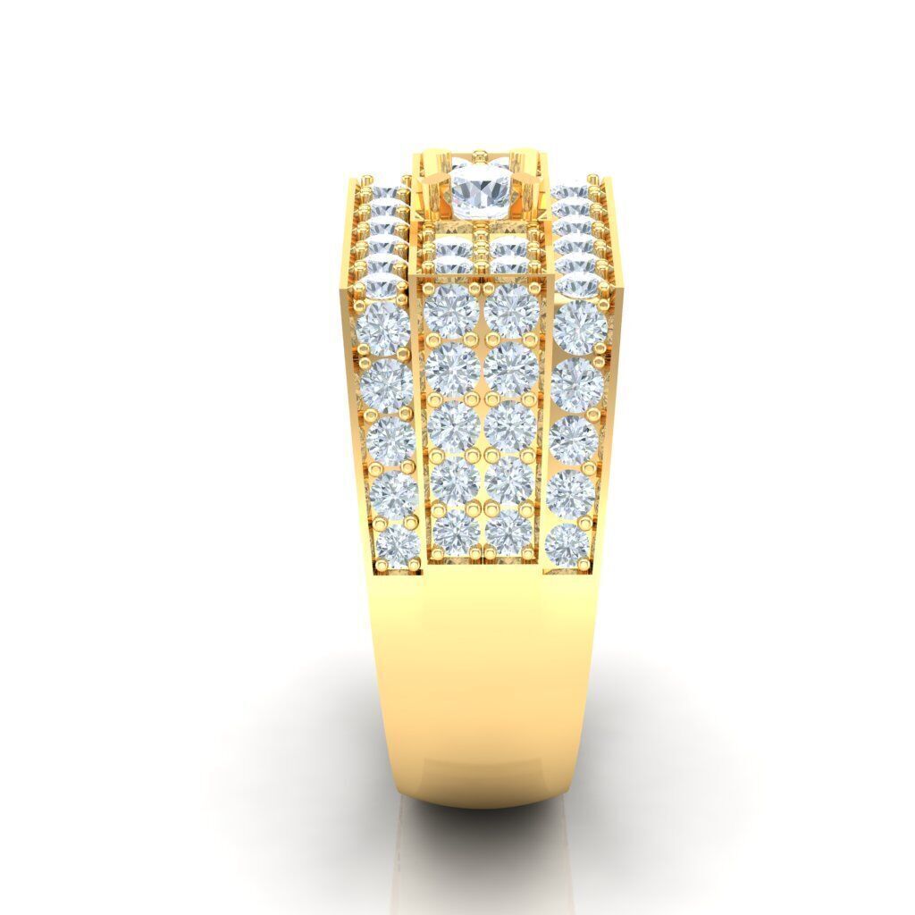 Ring For Men STL Ready For Print 1MR073 3D model_1