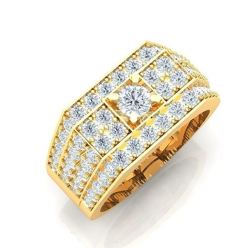 Ring For Men STL Ready For Print 1MR073 3D model