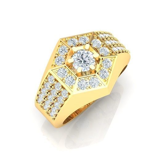 Ring For Men STL Ready For Print 1MR067 3D model