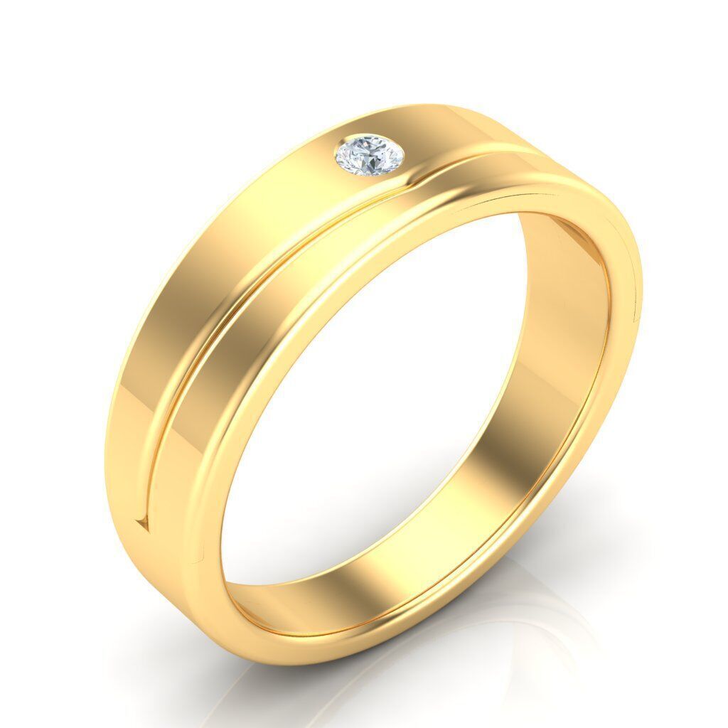 Ring For Men STL Ready For Print 1MR066 3D model_3