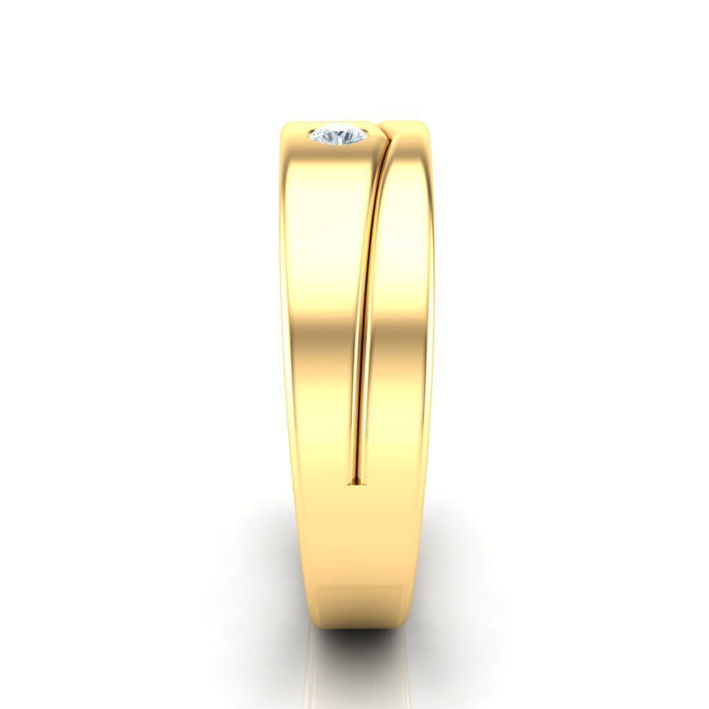 Ring For Men STL Ready For Print 1MR066 3D model_1