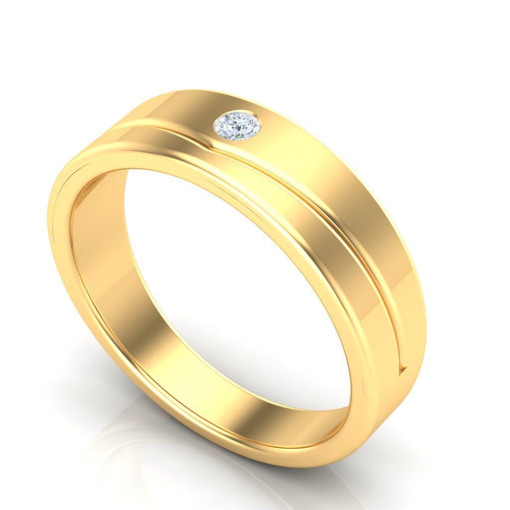 Ring For Men STL Ready For Print 1MR066 3D model_5
