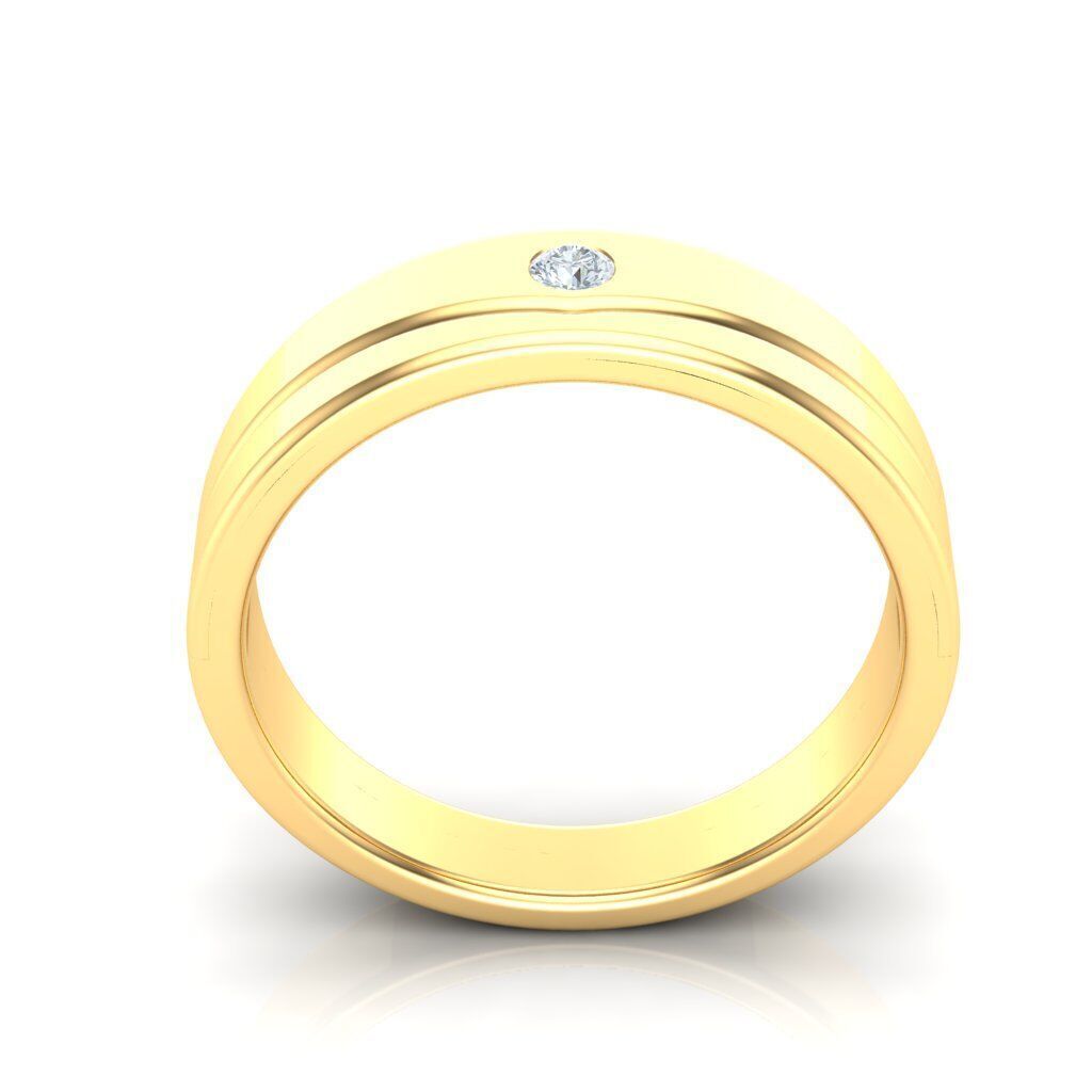 Ring For Men STL Ready For Print 1MR066 3D model_4