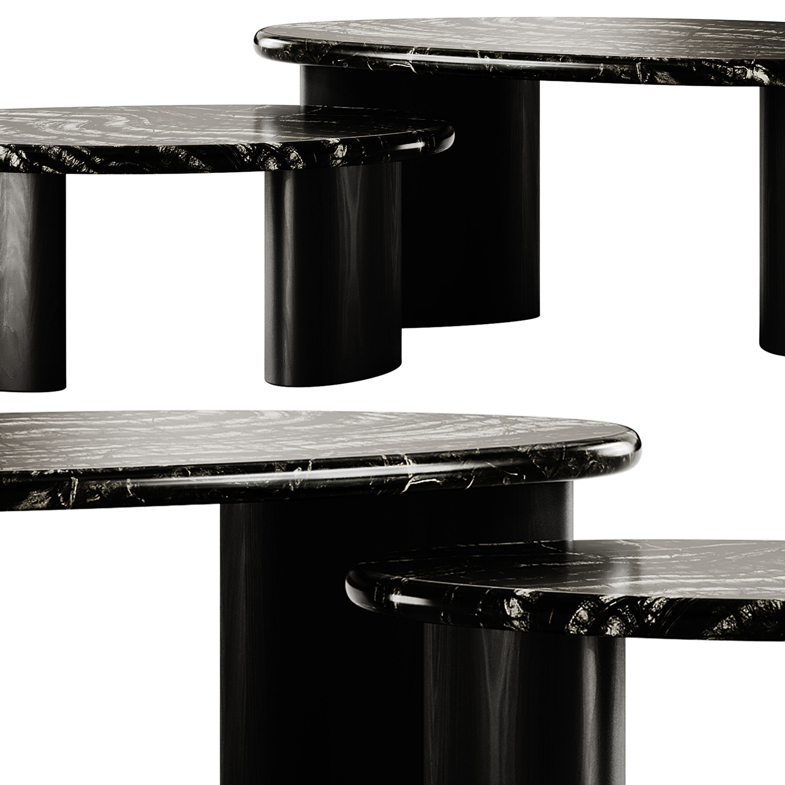 Fred and Wilma Coffee Tables by Nitzan Home 3D model_4