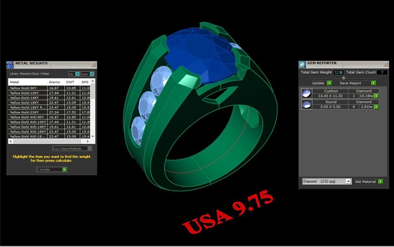 Ring For Men STL Ready For Print 1MR059 3D model_2