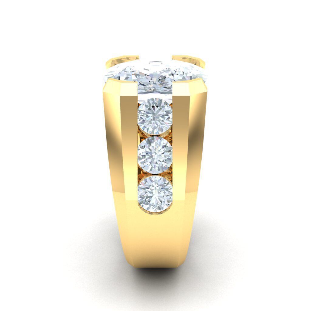 Ring For Men STL Ready For Print 1MR059 3D model_1